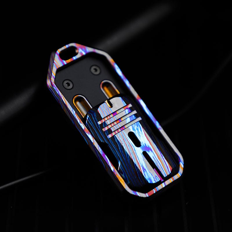 Magnetic Slider – MUYI Music Waves | Mokuti Mokume Zircuti Titanium EDC Fidget