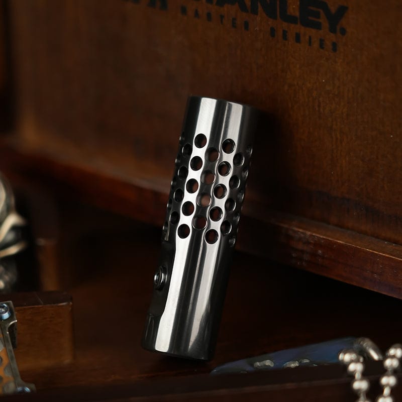 Slider Fidget Toy – MUYI Musketeer | Damascus Titanium Zirconium Glow EDC Modular