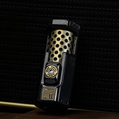 Slider Fidget Toy – MUYI Musketeer | Damascus Titanium Zirconium Glow EDC Modular