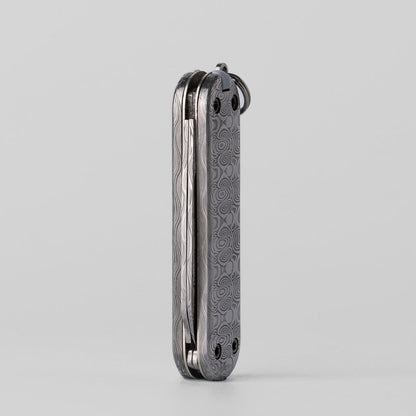 Multi Tool EDC – New Play 58 Swiss Army Knife | BlueTongue Damascus Folding Knife