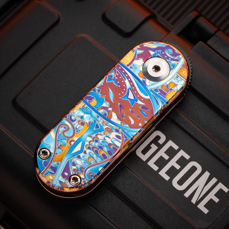 Folding Knife – New Play Capsule Pocket Knife | S390 Titanium EDC Multi Tool