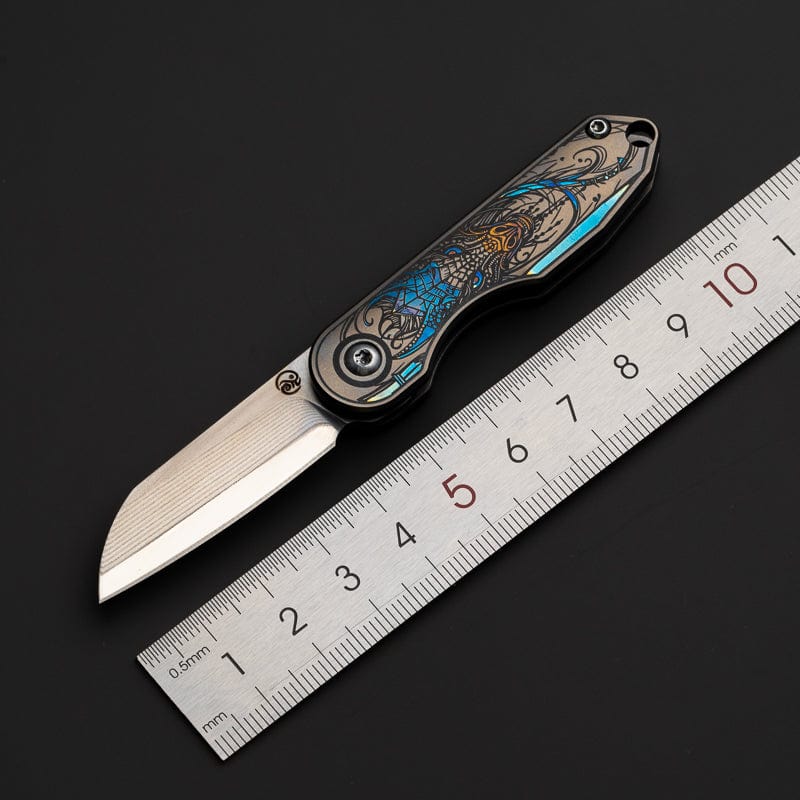 Pocket Knife EDC – New Play Yu Jingzi | ZDP189 M390 Titanium Engraving Multi Tool