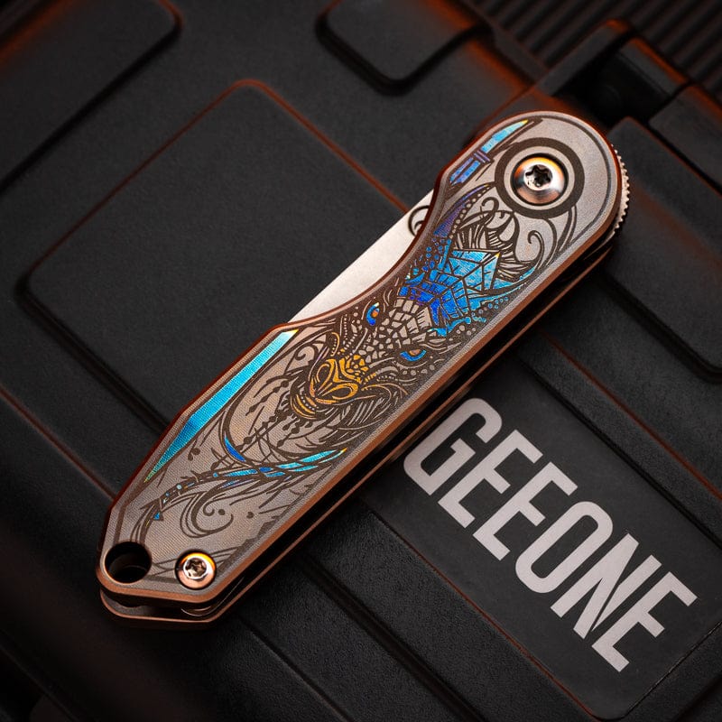 Pocket Knife EDC – New Play Yu Jingzi | ZDP189 M390 Titanium Engraving Multi Tool