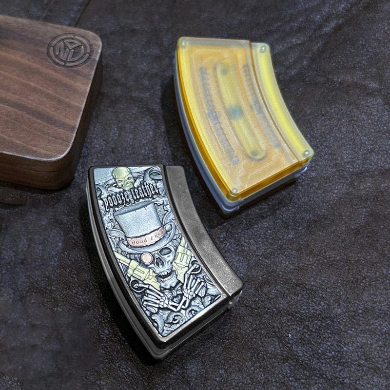 Clicker Slider – Novo Studio Box Magazine | Zirconium Ultem PEI EDC Push Slider