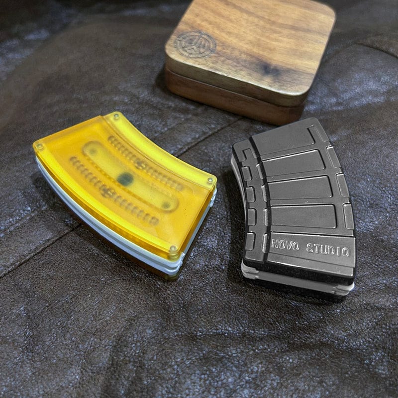 Clicker Slider – Novo Studio Box Magazine | Zirconium Ultem PEI EDC Push Slider