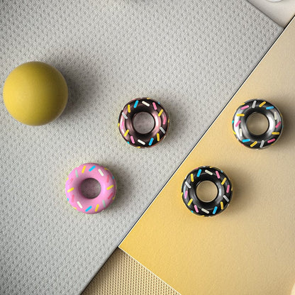 Fidget Coin – OS EDC Mini Donut | Stainless Steel Titanium Zirconium POM Haptic Coin