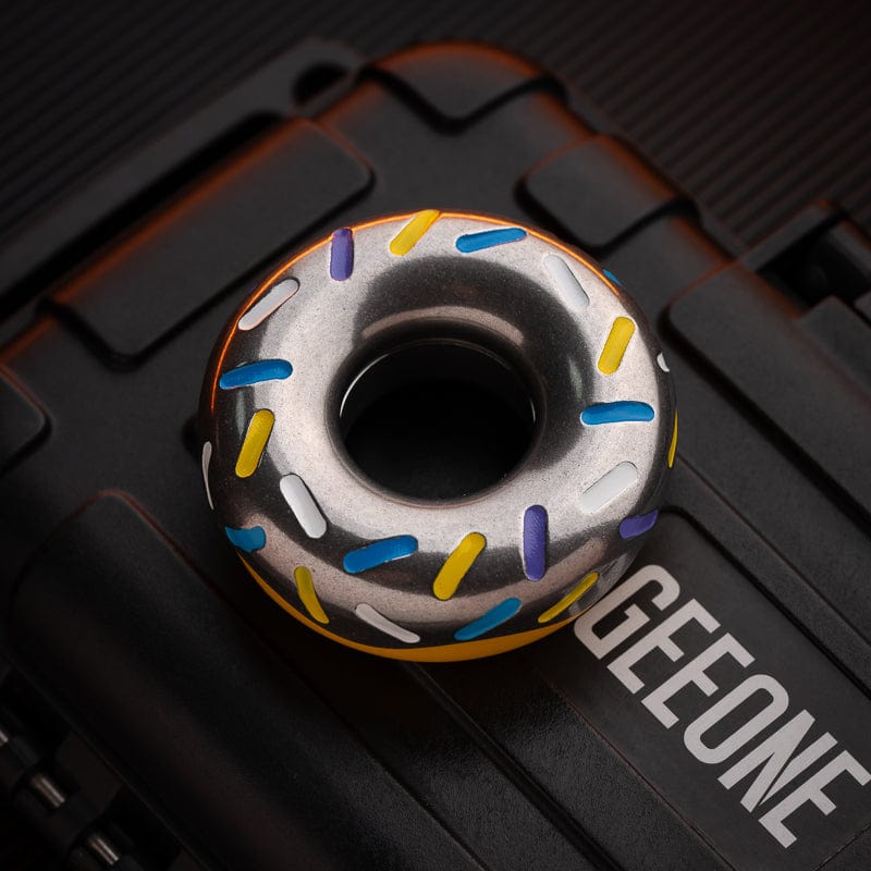 Fidget Coin – OS EDC Mini Donut | Stainless Steel Titanium Zirconium POM Haptic Coin