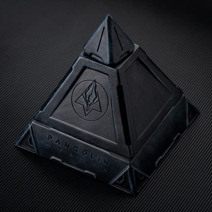 EDC Spinner Stand – Pangolin Pyramid Spinner Stand | Resin Stainless Steel Display Base