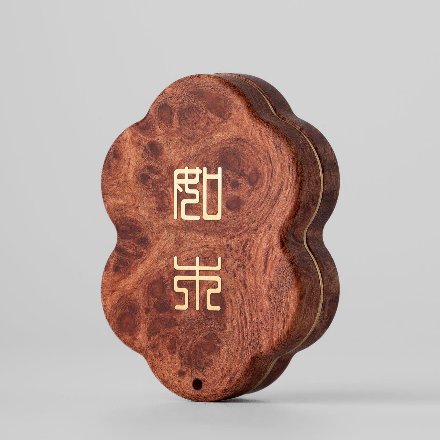 Fidget Slider – RUMU Yun Xi | Mother of Pearl Silver Foil Wood EDC Push Slider