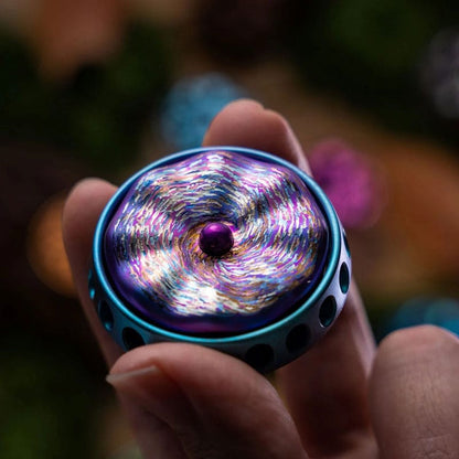 Precision Spinner – Bright Blood Eternal Flower | Stainless Steel Titanium Ceramic Coating EDC Gyro