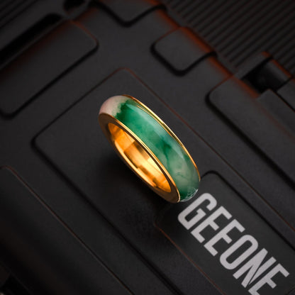 EDC Fidget Ring – S-X Technology She Jie | Jade African Jade Natural Stone Worry Ring