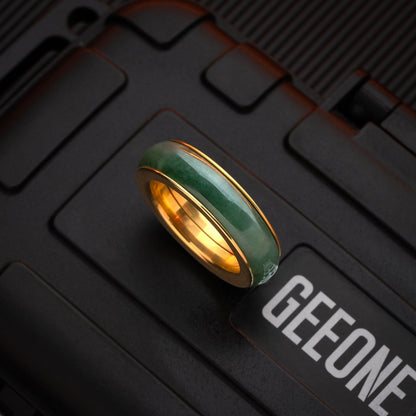 EDC Fidget Ring – S-X Technology She Jie | Jade African Jade Natural Stone Worry Ring