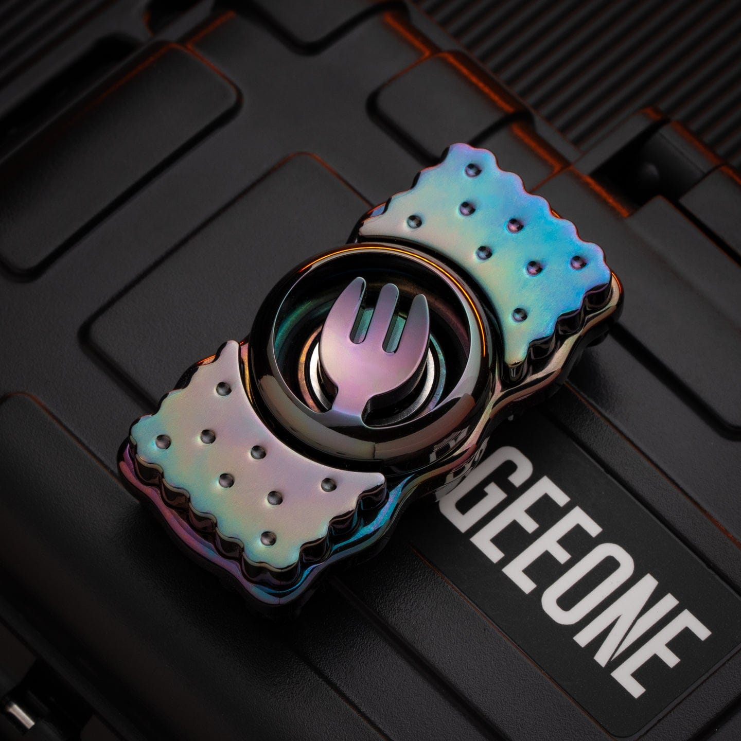 Fidget Spinner – SAO EDC Biscuit Spinner | PEEK Titanium Copper Zirconium EDC