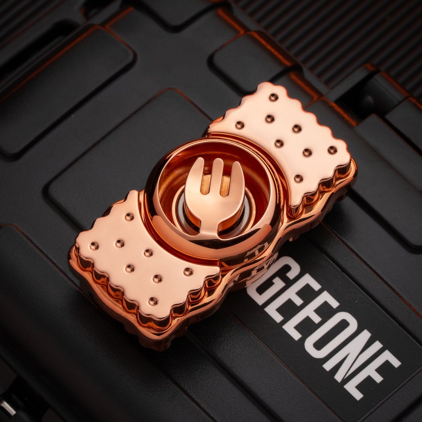 Fidget Spinner – SAO EDC Biscuit Spinner | PEEK Titanium Copper Zirconium EDC
