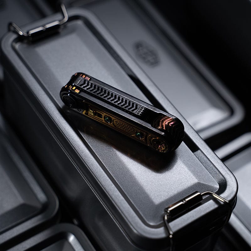 Mechanical Slider – SEKI Cyber Core | Zirconium EDC Push Slider Tactile Fidget