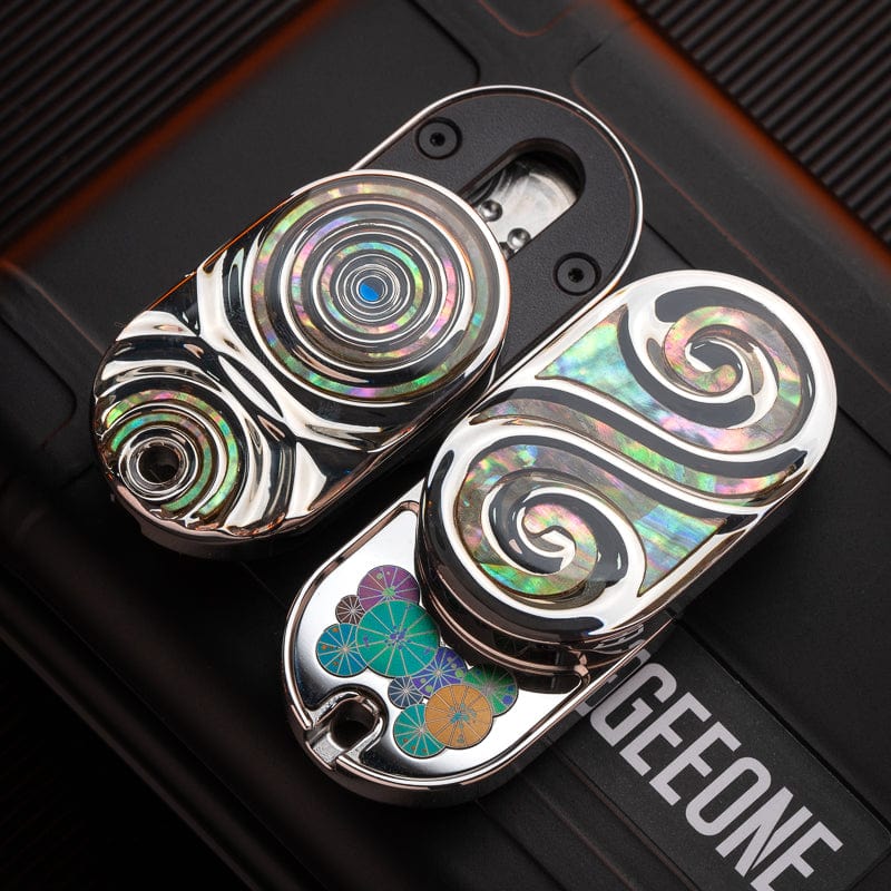 Fidget Slider – SEKI Ripple 2.0 Rain | Zirconium Stainless Steel Shell Coating EDC Push Slider