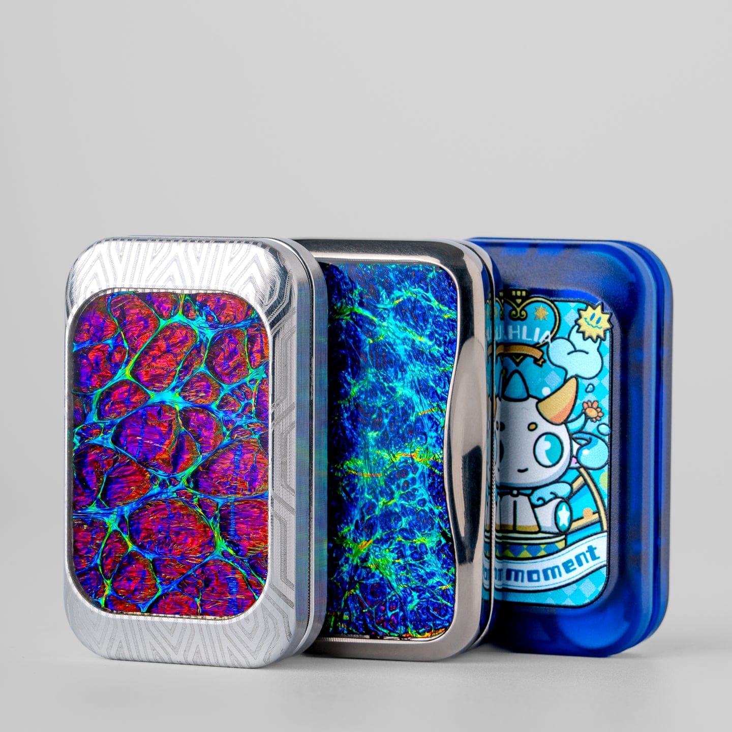 Fidget Slider EDC – Sky Nest EDC Shim Shy | Aluminum Titanium Mokuti Zirconium Mystery Box
