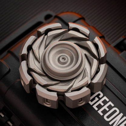 Hand Spinner – T-MAX Lava Turbine S | Titanium Zirconium Brass Copper Stainless Steel