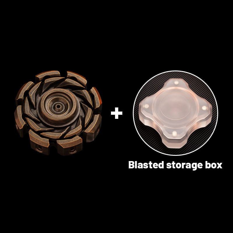 Hand Spinner – T-MAX Lava Turbine S | Titanium Zirconium Brass Copper Stainless Steel