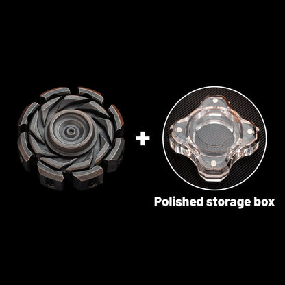 Hand Spinner – T-MAX Lava Turbine S | Titanium Zirconium Brass Copper Stainless Steel