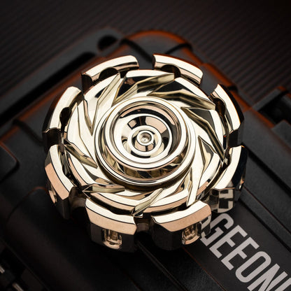 Hand Spinner – T-MAX Lava Turbine S | Titanium Zirconium Brass Copper Stainless Steel
