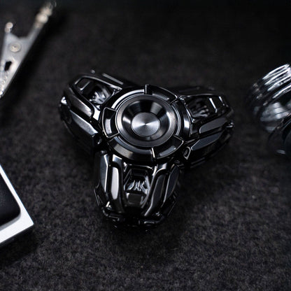 EDC Spinner – Tier-I Jing Xian Open Armor | Titanium Zirconium Precision Gyro Fidget Spinner