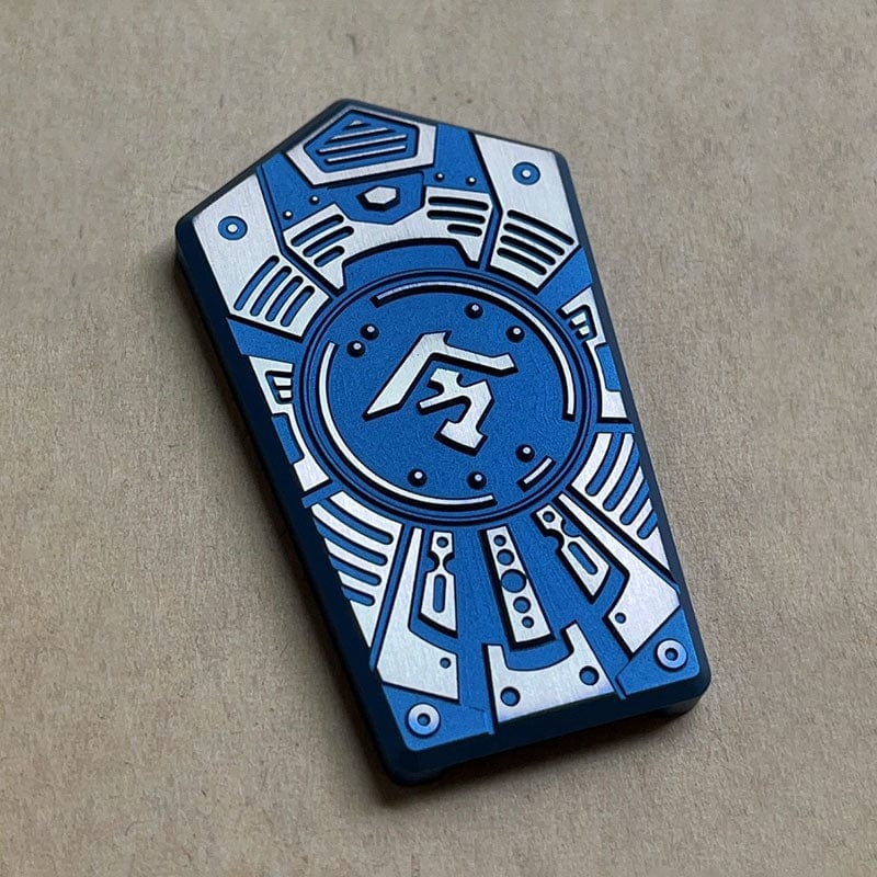 Mechanical Slider – Tier-I General's Mandate | Titanium Zirconium EDC Push Slider