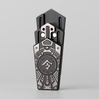 Mechanical Slider – Tier-I General's Mandate | Titanium Zirconium EDC Push Slider
