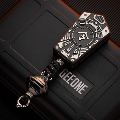 Mechanical Slider – Tier-I General's Mandate | Titanium Zirconium EDC Push Slider