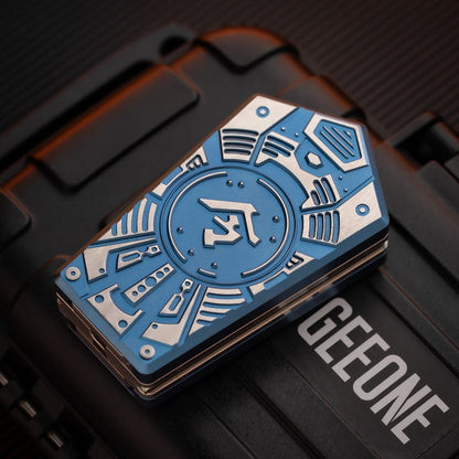 Mechanical Slider – Tier-I General's Mandate | Titanium Zirconium EDC Push Slider