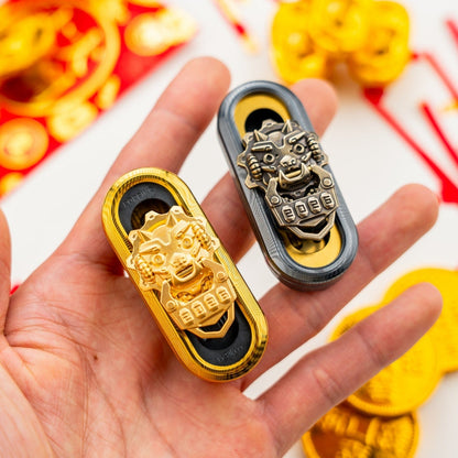 Push Slider – WANWU Popping Cyber Jiaotu | Dama Steel EDC Fidget Slider