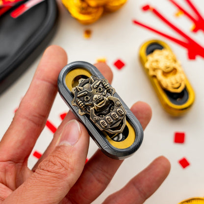 Push Slider – WANWU Popping Cyber Jiaotu | Dama Steel EDC Fidget Slider
