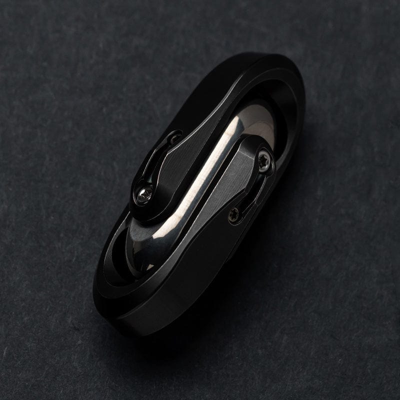 Mechanical Slider – WANWU Escaped | Titanium Zirconium Ultem PEI Mokume EDC Push Slider