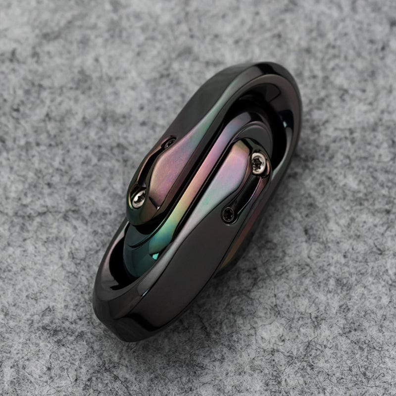 Mechanical Slider – WANWU Escaped | Titanium Zirconium Ultem PEI Mokume EDC Push Slider