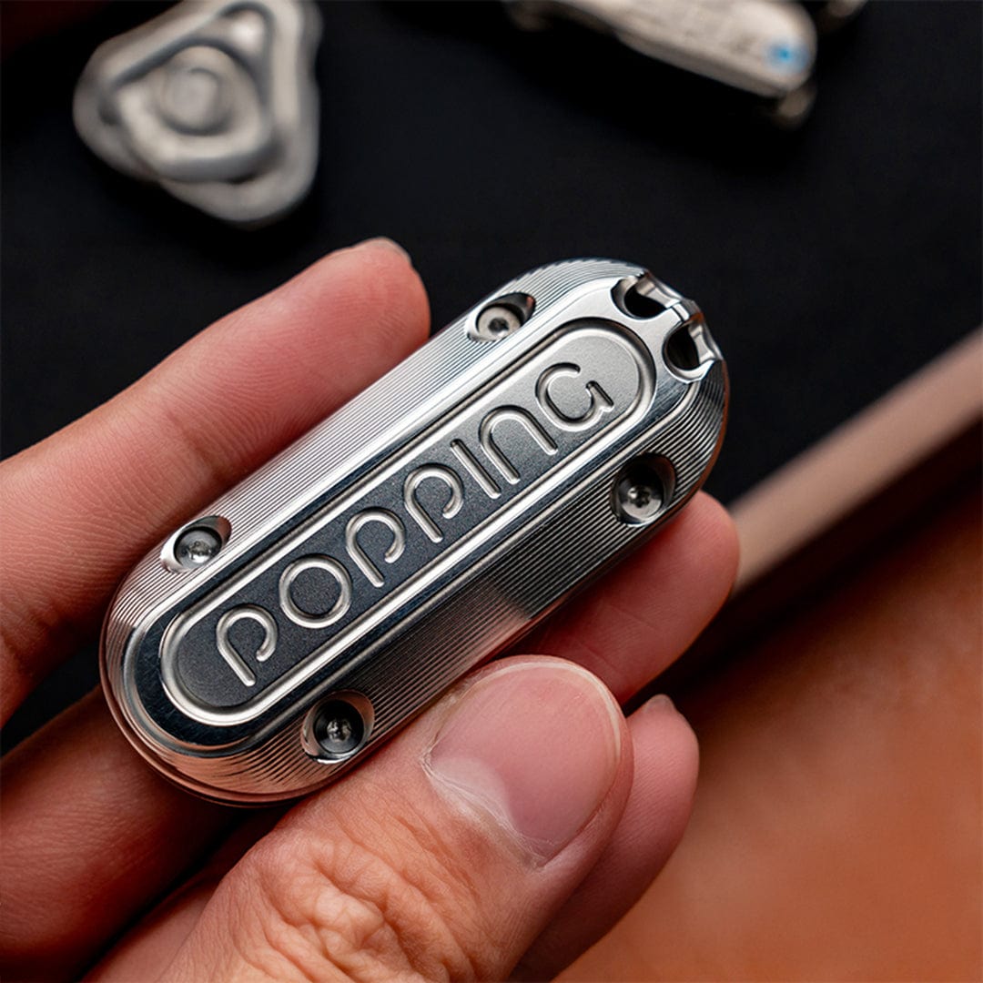 Mechanical Slider – WANWU Popping | Zirconium Stainless Steel EDC Fidget Slider