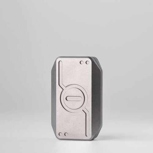 Fidget Slider EDC – WANWU Subspace | Titanium Zirconium Stainless Steel Ice Crystal Push Slider