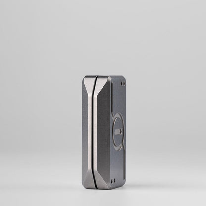 Fidget Slider EDC – WANWU Subspace | Titanium Zirconium Stainless Steel Ice Crystal Push Slider
