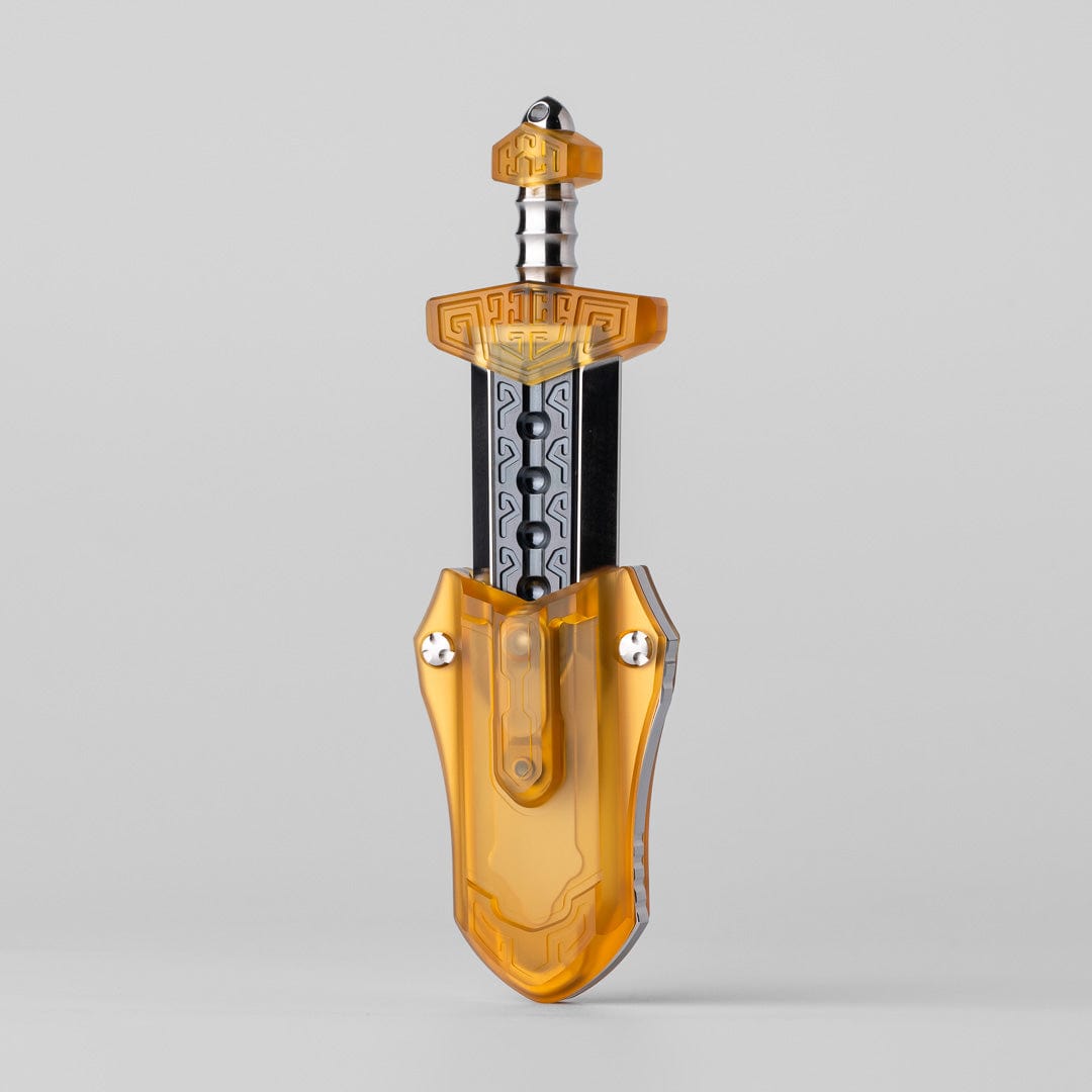 Fidget Slider EDC – WANWU Taia Sword | Zirconium Titanium Bronze PEI Push Slider
