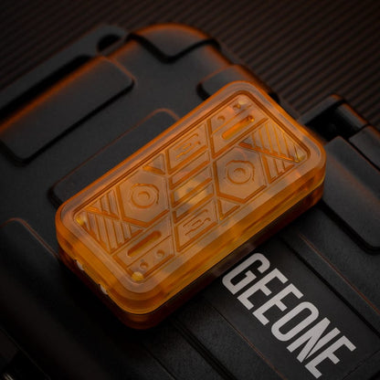 Mechanical Slider – Creation EDC | Ultem PEI Titanium Stainless Steel Zirconium Zircuti Push Slider