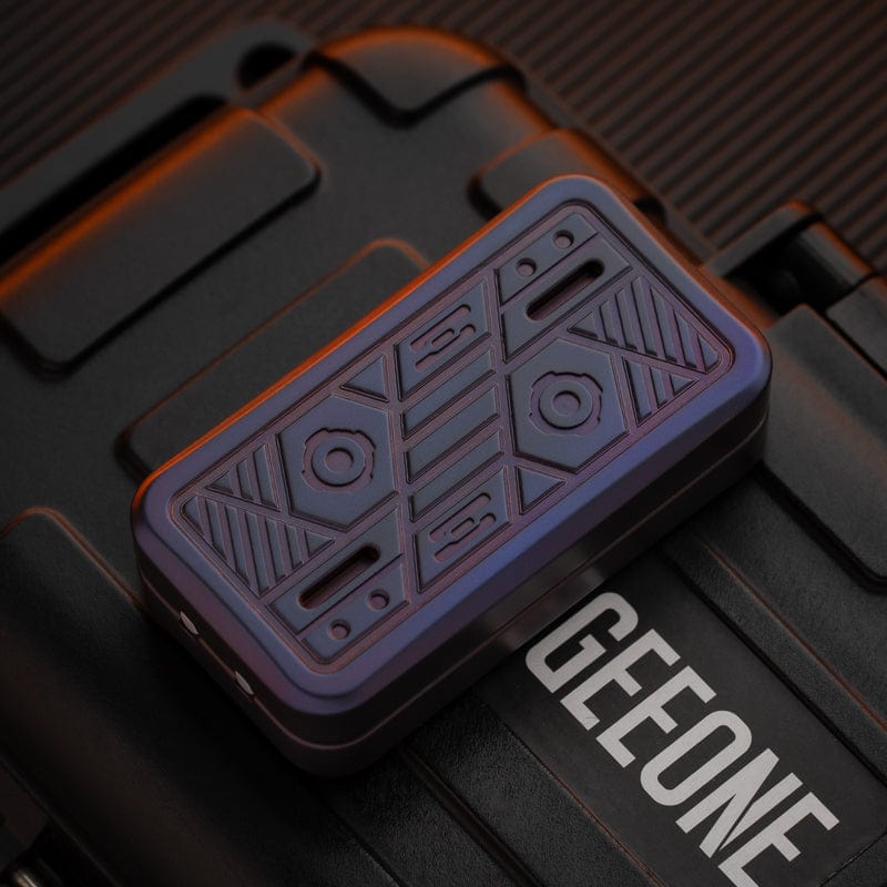 Mechanical Slider – Creation EDC | Ultem PEI Titanium Stainless Steel Zirconium Zircuti Push Slider