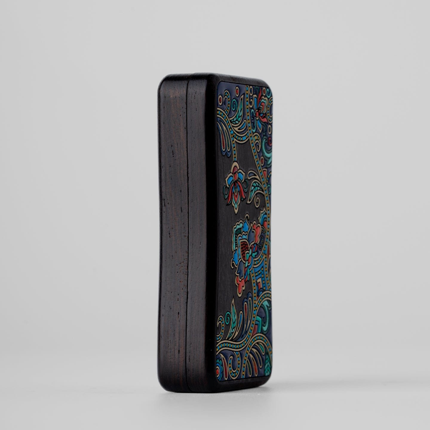 Mechanical Slider – Wood Flower Flower Slider Rectangular | Rosewood Ebony Bloodwood EDC
