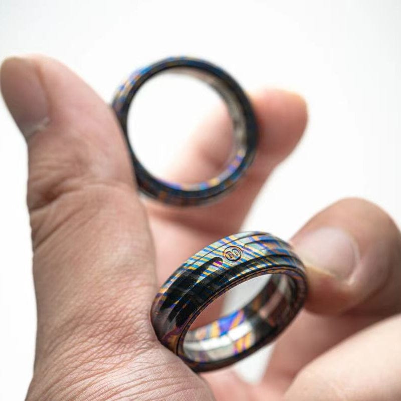 EDC Lanyard Bead – YEDC × LKS Zhuan Yun Pig Ring | Zircuti Titanium EDC Ring Pendant