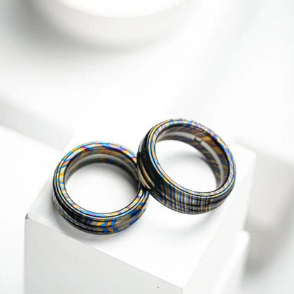 EDC Lanyard Bead – YEDC × LKS Zhuan Yun Pig Ring | Zircuti Titanium EDC Ring Pendant