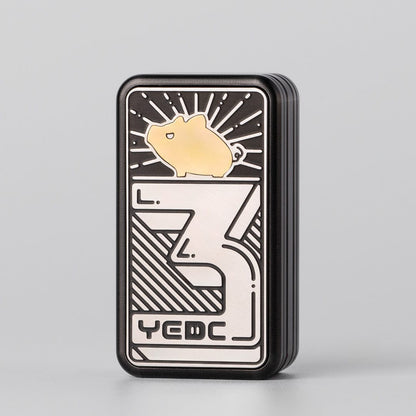 EDC Slider – YEDC Pig Nose 3 Stack Slider | Stainless Steel Gold 3rd Anniversary Edition