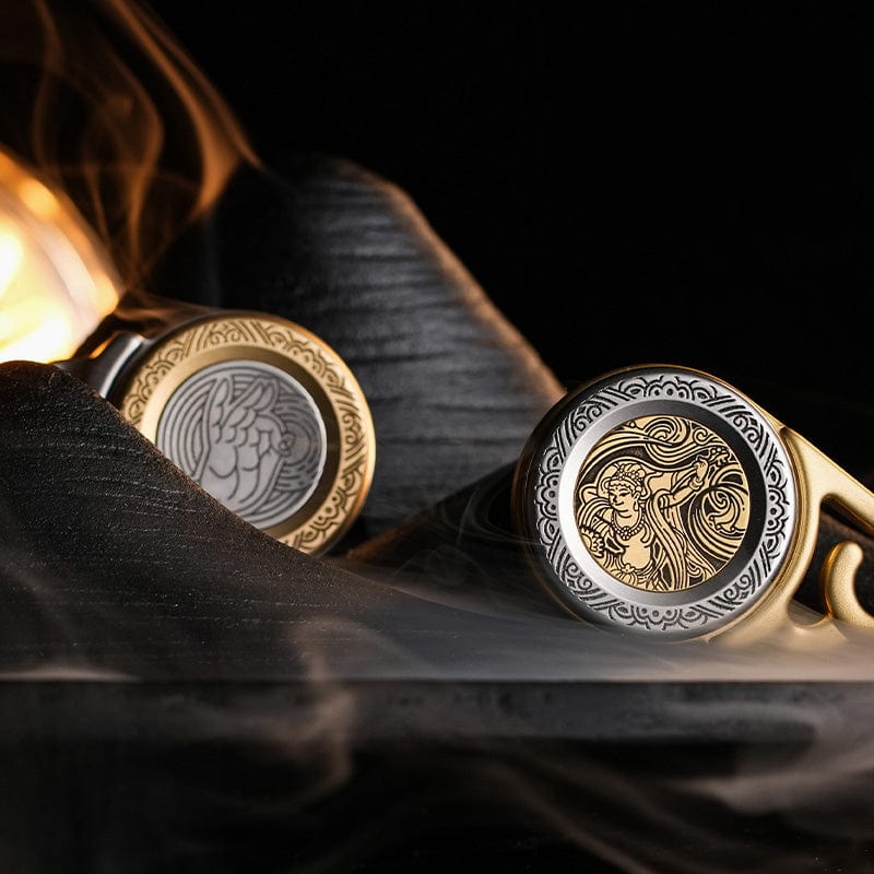 Push Slider – YEDC PanYun | Mokuti Mokume Zircuti Zirconium Brass Stainless Steel EDC