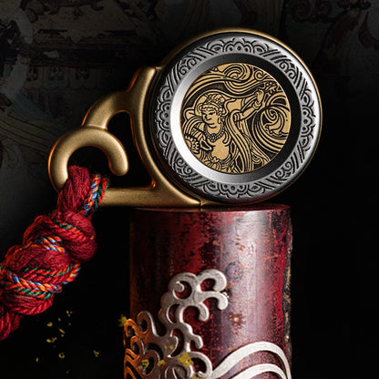 Push Slider – YEDC PanYun | Mokuti Mokume Zircuti Zirconium Brass Stainless Steel EDC