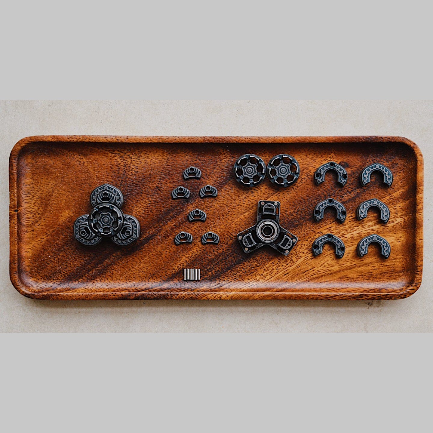 Push Slider – Yolo Studio MONIBAO | Stainless Steel Titanium Zirconium PEI Fidget Slider EDC