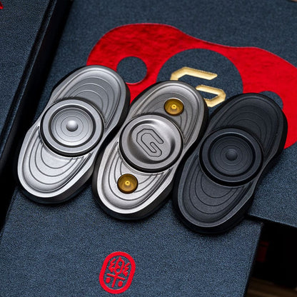 EDC Spinner – YOLO Studio Gamer 2.0 | Stainless Steel Titanium Zirconium