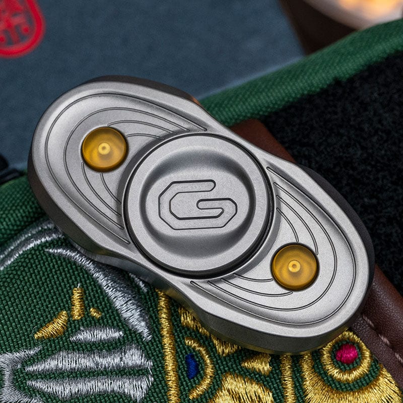 EDC Spinner – YOLO Studio Gamer 2.0 | Stainless Steel Titanium Zirconium