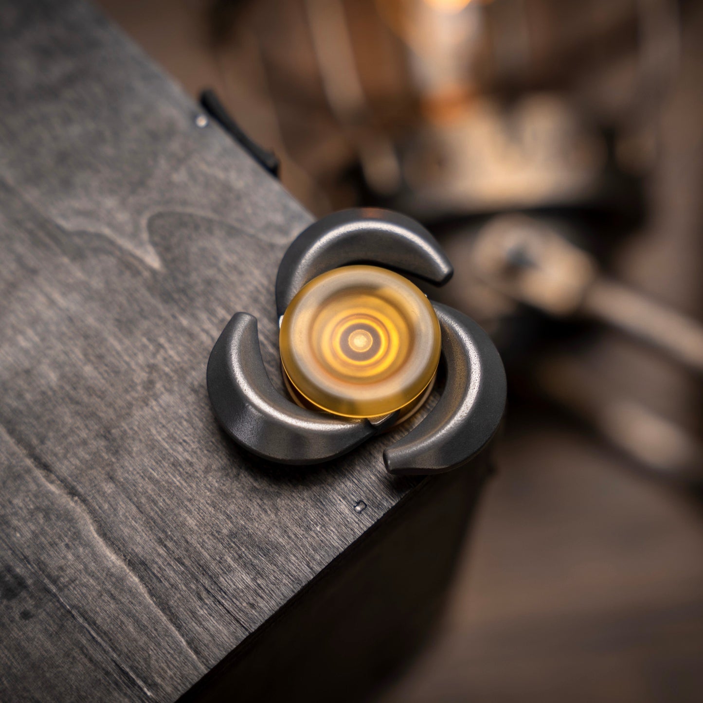 Fidget Slider – ZACLAB Rotten Banana | Stainless Steel Ultem PEI Push Slider EDC